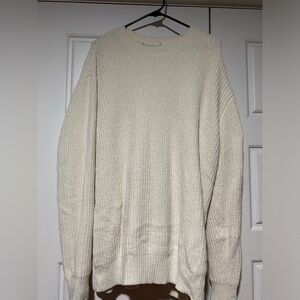 Men’s Urban Outfitters Size Large White Fluffy Sweater
